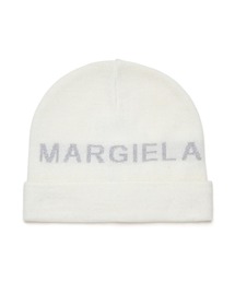 MM6 Maison Margiela（ｴﾑｴﾑｼｯｸｽ ﾒｿﾞﾝ ﾏﾙｼﾞｪﾗ）の「MM6 Maison Margiela(エムエムシックス メゾン マルジェラ)Kids & Junior ブランドロゴニットキャップ（ニットキャップ/ビーニー）」