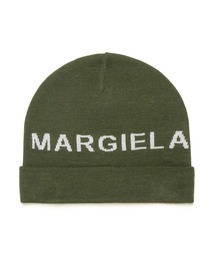 MM6 Maison Margiela（ｴﾑｴﾑｼｯｸｽ ﾒｿﾞﾝ ﾏﾙｼﾞｪﾗ）の「MM6 Maison Margiela(エムエムシックス メゾン マルジェラ)Kids & Junior ブランドロゴニットキャップ（ニットキャップ/ビーニー）」