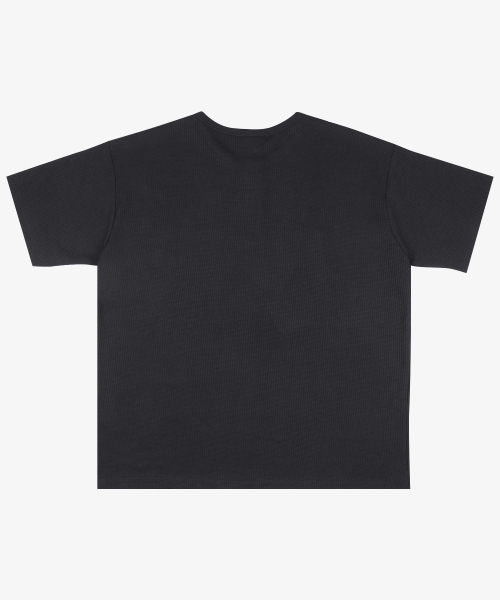 OWSA(オウサ)の「ワッフルヘンリーネック半袖Tシャツ3カラー(Tシャツ/カットソー・メンズ・ブラック/ネイビー/カーキ・X-LARGE/LARGE/MEDIUM)」の12枚目の写真