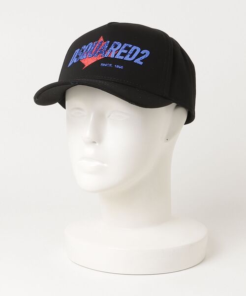 DSQUARED2(ディースクエアード)の「Dsquared2 Logo Baseball Caps/0262(キャップ・メンズ・ブラック・FREE)」の1枚目の写真