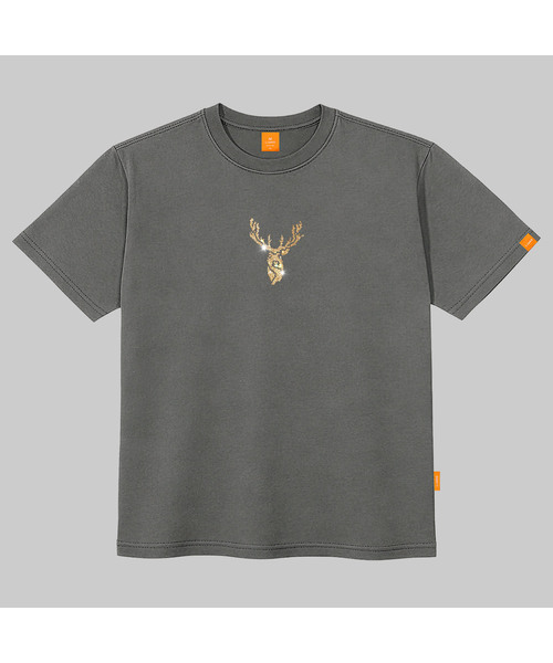 LLAMO(エラモ)の「キュービックサマー ルドルフ 半袖Tシャツ 男女共用 ビッグサイズ S 4XL(Tシャツ/カットソー・レディース・ホワイト/チャコールグレー/ブラック/レッド・SMALL/MEDIUM/LARGE/X-LARGE/2XL/4XL/3XL)」の1枚目の写真
