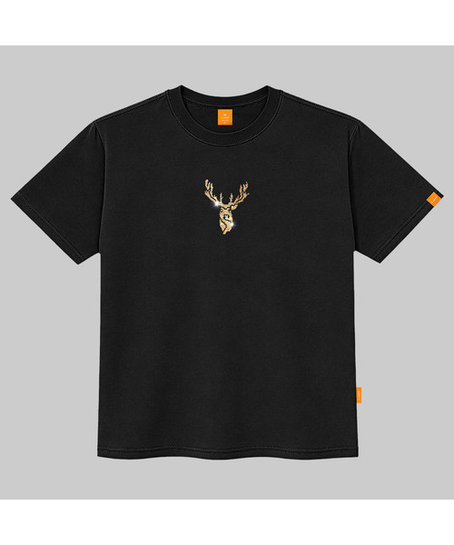 LLAMO(エラモ)の「キュービックサマー ルドルフ 半袖Tシャツ 男女共用 ビッグサイズ S 4XL(Tシャツ/カットソー・レディース・ホワイト/チャコールグレー/ブラック/レッド・SMALL/MEDIUM/LARGE/X-LARGE/2XL/4XL/3XL)」の3枚目の写真