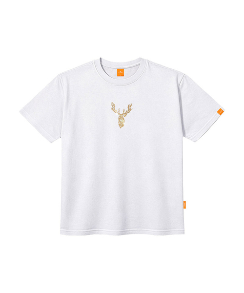 LLAMO(エラモ)の「キュービックサマー ルドルフ 半袖Tシャツ 男女共用 ビッグサイズ S 4XL(Tシャツ/カットソー・レディース・ホワイト/チャコールグレー/ブラック/レッド・SMALL/MEDIUM/LARGE/X-LARGE/2XL/4XL/3XL)」の7枚目の写真