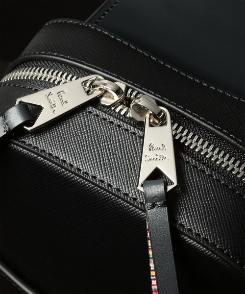 Paul Smith（ポールスミス）の「シグネチャーストライププラー ボディバッグ【553404 N074B】（ボディバッグ/ウエストポーチ・メンズ・ネイビー/ブラック・FREE）」の10枚目の写真