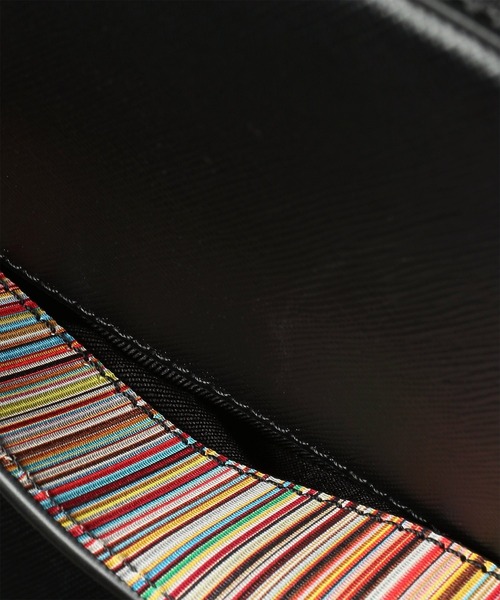 Paul Smith（ポールスミス）の「シグネチャーストライププラー ボディバッグ【553404 N074B】（ボディバッグ/ウエストポーチ・メンズ・ネイビー/ブラック・FREE）」の9枚目の写真