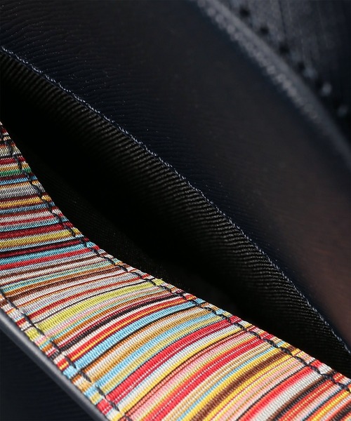 Paul Smith（ポールスミス）の「シグネチャーストライププラー ボディバッグ【553404 N074B】（ボディバッグ/ウエストポーチ・メンズ・ネイビー/ブラック・FREE）」の16枚目の写真
