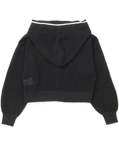 kate spade new york kids(ケイトスペードニューヨーク)の「メッシュニットパーカ(カーディガン/ボレロ・キッズ・サックスブルー/ブラック・S(110-120cm)/M(130-140cm)/L(150-160cm))」の8枚目の写真