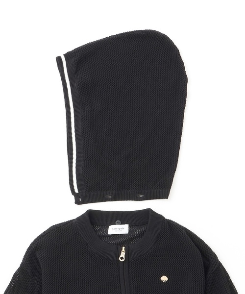 kate spade new york kids(ケイトスペードニューヨーク)の「メッシュニットパーカ(カーディガン/ボレロ・キッズ・サックスブルー/ブラック・S(110-120cm)/M(130-140cm)/L(150-160cm))」の10枚目の写真