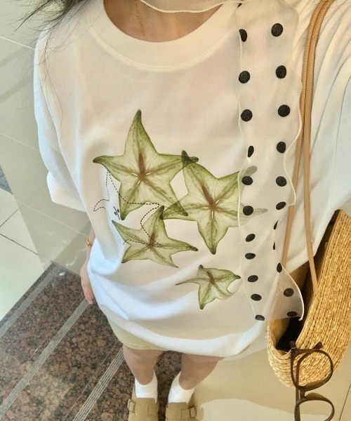 LAC-VERT(ラック・ヴェール)の「フルーツプリントTシャツアソート(Tシャツ/カットソー・レディース・ホワイト系その他/ホワイト・FREE)」の5枚目の写真