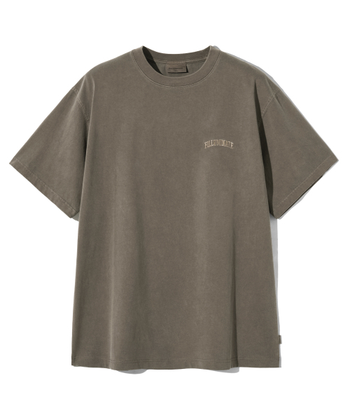 F.ILLUMINATE(フィルミネイト)の「FLM スモールロゴピグメントTシャツ-ブラウン(Tシャツ/カットソー・レディース・その他・SMALL/MEDIUM)」の1枚目の写真