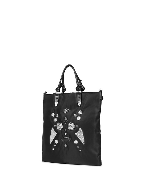 TOGA（トーガ）の「NYLON BAG GABI（ハンドバッグ・メンズ・ブラック/カーキ・OS）」の3枚目の写真