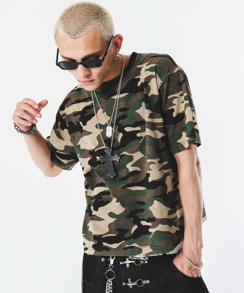 SHORT ROUND(ショートラウンド)の「SHORT ROUND/ケミカルウォッシュパターンT(Tシャツ/カットソー・メンズ・その他1/その他3/その他2・MEDIUM/LARGE)」の16枚目の写真