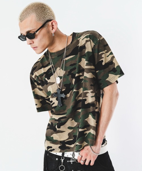 SHORT ROUND(ショートラウンド)の「SHORT ROUND/ケミカルウォッシュパターンT(Tシャツ/カットソー・メンズ・その他1/その他3/その他2・MEDIUM/LARGE)」の17枚目の写真