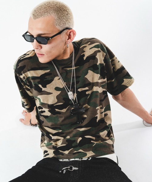 SHORT ROUND(ショートラウンド)の「SHORT ROUND/ケミカルウォッシュパターンT(Tシャツ/カットソー・メンズ・その他1/その他3/その他2・MEDIUM/LARGE)」の18枚目の写真