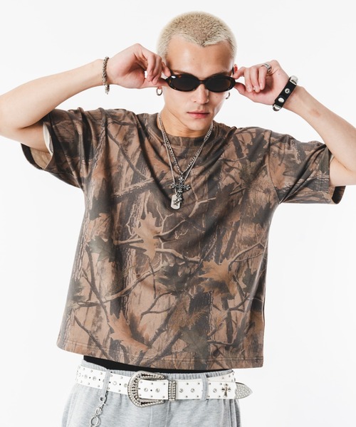SHORT ROUND(ショートラウンド)の「SHORT ROUND/ケミカルウォッシュパターンT(Tシャツ/カットソー・メンズ・その他1/その他3/その他2・MEDIUM/LARGE)」の21枚目の写真