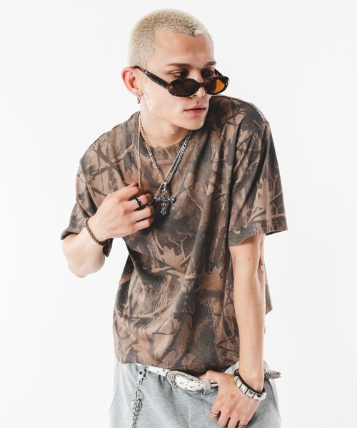 SHORT ROUND(ショートラウンド)の「SHORT ROUND/ケミカルウォッシュパターンT(Tシャツ/カットソー・メンズ・その他1/その他3/その他2・MEDIUM/LARGE)」の22枚目の写真