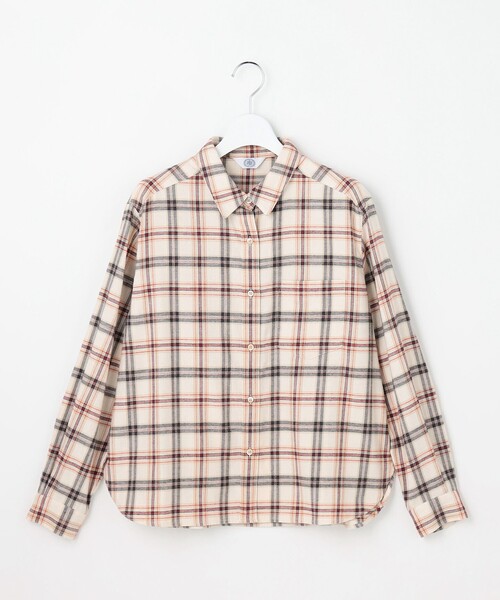 J.PRESS(ジェイプレス)の「コットン 起毛 タータンチェック シャツ(シャツ/ブラウス・レディース・ネイビー系3/レッド系3/アイボリー系3・9/11)」の13枚目の写真