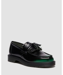 Dr. Martens/ドクターマーチン ADRIAN ホワイト ステッチ ローファー