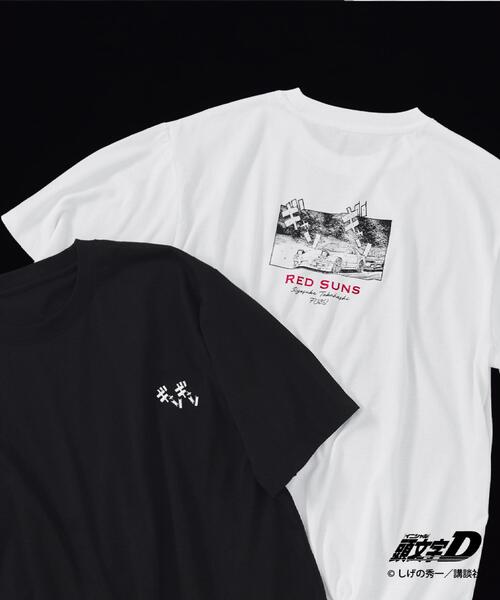 THE SHOP TK （ザ ショップ ティーケー ）の「頭文字D 別注 『タカハシ』 グラフィック半袖Tシャツ ステッカー＆チャーム付き（Tシャツ/カットソー・メンズ・オフホワイト/ブラック・02/04/03）」の5枚目の写真