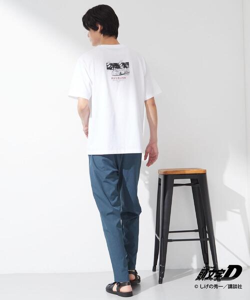 THE SHOP TK （ザ ショップ ティーケー ）の「頭文字D 別注 『タカハシ』 グラフィック半袖Tシャツ ステッカー＆チャーム付き（Tシャツ/カットソー・メンズ・オフホワイト/ブラック・02/04/03）」の8枚目の写真