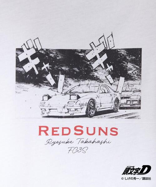 THE SHOP TK （ザ ショップ ティーケー ）の「頭文字D 別注 『タカハシ』 グラフィック半袖Tシャツ ステッカー＆チャーム付き（Tシャツ/カットソー・メンズ・オフホワイト/ブラック・02/04/03）」の10枚目の写真