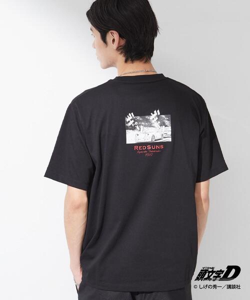 THE SHOP TK （ザ ショップ ティーケー ）の「頭文字D 別注 『タカハシ』 グラフィック半袖Tシャツ ステッカー＆チャーム付き（Tシャツ/カットソー・メンズ・オフホワイト/ブラック・02/04/03）」の11枚目の写真