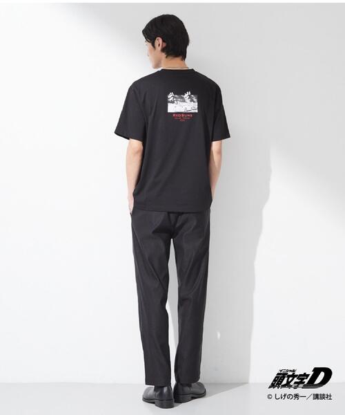 THE SHOP TK （ザ ショップ ティーケー ）の「頭文字D 別注 『タカハシ』 グラフィック半袖Tシャツ ステッカー＆チャーム付き（Tシャツ/カットソー・メンズ・オフホワイト/ブラック・02/04/03）」の13枚目の写真