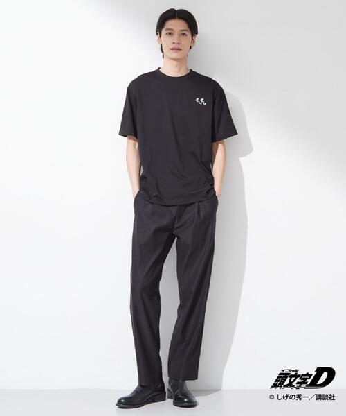 THE SHOP TK （ザ ショップ ティーケー ）の「頭文字D 別注 『タカハシ』 グラフィック半袖Tシャツ ステッカー＆チャーム付き（Tシャツ/カットソー・メンズ・オフホワイト/ブラック・02/04/03）」の14枚目の写真