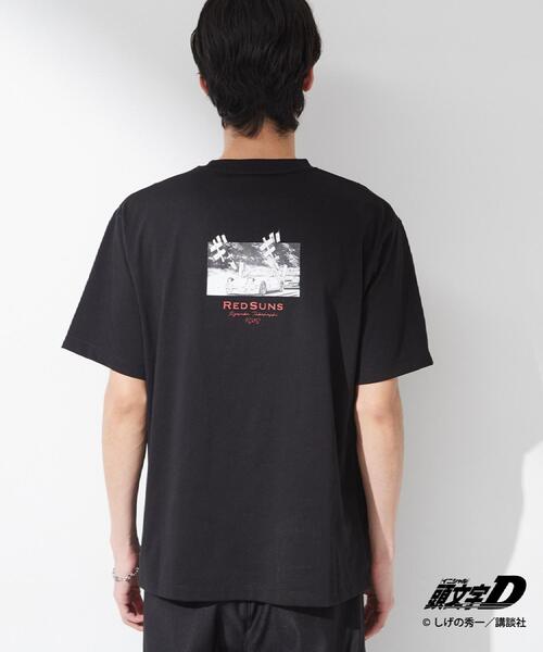 THE SHOP TK （ザ ショップ ティーケー ）の「頭文字D 別注 『タカハシ』 グラフィック半袖Tシャツ ステッカー＆チャーム付き（Tシャツ/カットソー・メンズ・オフホワイト/ブラック・02/04/03）」の18枚目の写真