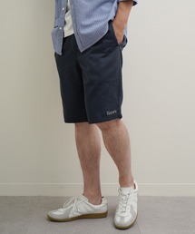 Hanes コットン100％ チノクロス ワンウォッシュ ウエストシャーリング ショートパンツ