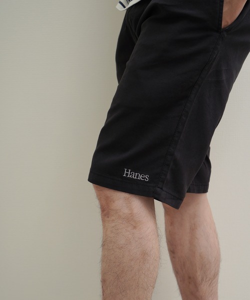 ZIP FIVE(ジップファイブ)の「Hanes コットン100% チノクロス ワンウォッシュ ウエストシャーリング ショートパンツ(チノパンツ・メンズ・ネイビー系/ブラック/カーキ系/ベージュ・LARGE/X-LARGE/MEDIUM)」の1枚目の写真