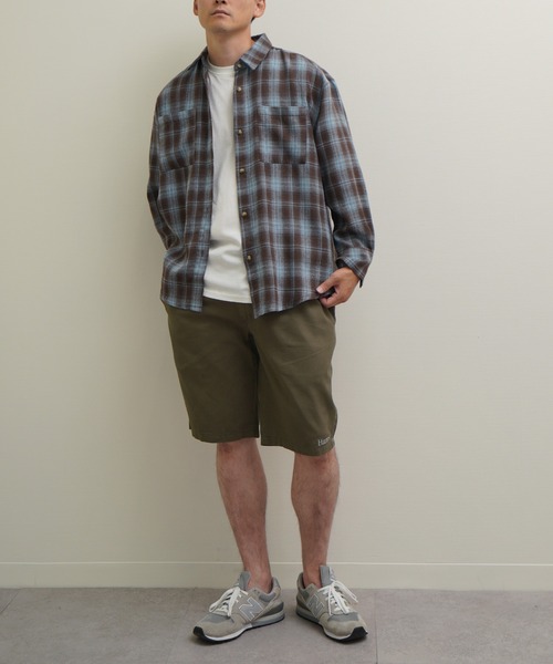ZIP FIVE(ジップファイブ)の「Hanes コットン100% チノクロス ワンウォッシュ ウエストシャーリング ショートパンツ(チノパンツ・メンズ・ネイビー系/ブラック/カーキ系/ベージュ・LARGE/X-LARGE/MEDIUM)」の6枚目の写真