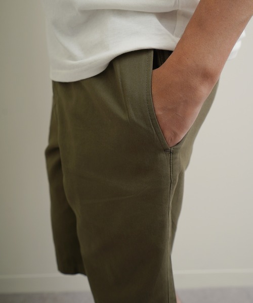 ZIP FIVE(ジップファイブ)の「Hanes コットン100% チノクロス ワンウォッシュ ウエストシャーリング ショートパンツ(チノパンツ・メンズ・ネイビー系/ブラック/カーキ系/ベージュ・LARGE/X-LARGE/MEDIUM)」の7枚目の写真