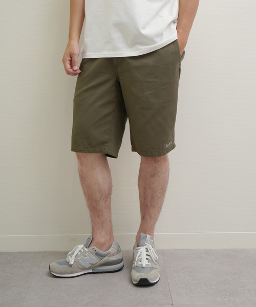 ZIP FIVE(ジップファイブ)の「Hanes コットン100% チノクロス ワンウォッシュ ウエストシャーリング ショートパンツ(チノパンツ・メンズ・ネイビー系/ブラック/カーキ系/ベージュ・LARGE/X-LARGE/MEDIUM)」の10枚目の写真