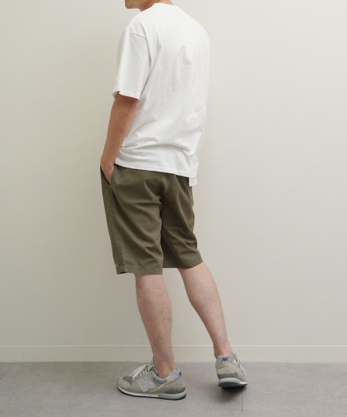 ZIP FIVE(ジップファイブ)の「Hanes コットン100% チノクロス ワンウォッシュ ウエストシャーリング ショートパンツ(チノパンツ・メンズ・ネイビー系/ブラック/カーキ系/ベージュ・LARGE/X-LARGE/MEDIUM)」の11枚目の写真