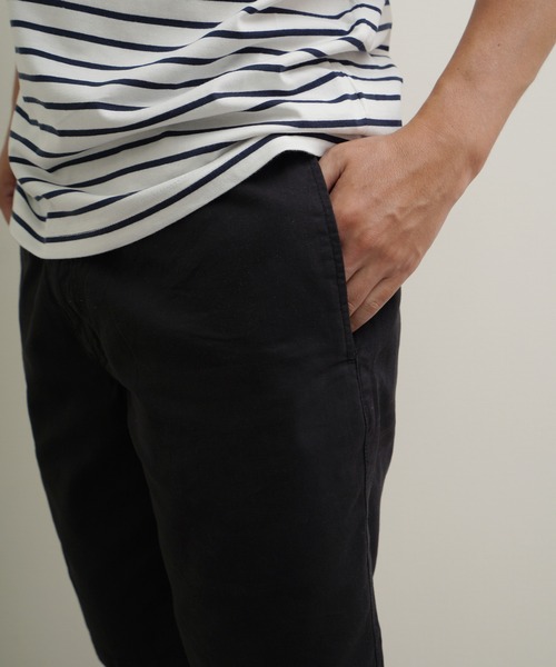 ZIP FIVE(ジップファイブ)の「Hanes コットン100% チノクロス ワンウォッシュ ウエストシャーリング ショートパンツ(チノパンツ・メンズ・ネイビー系/ブラック/カーキ系/ベージュ・LARGE/X-LARGE/MEDIUM)」の18枚目の写真