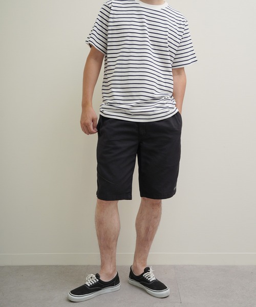 ZIP FIVE(ジップファイブ)の「Hanes コットン100% チノクロス ワンウォッシュ ウエストシャーリング ショートパンツ(チノパンツ・メンズ・ネイビー系/ブラック/カーキ系/ベージュ・LARGE/X-LARGE/MEDIUM)」の20枚目の写真