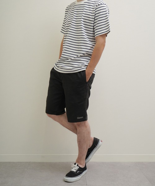ZIP FIVE(ジップファイブ)の「Hanes コットン100% チノクロス ワンウォッシュ ウエストシャーリング ショートパンツ(チノパンツ・メンズ・ネイビー系/ブラック/カーキ系/ベージュ・LARGE/X-LARGE/MEDIUM)」の21枚目の写真