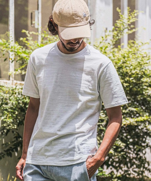 wjk reluxe（ダブルジェーケーリラックス）の「mt10622- Slub Jersey Label T Shirt Tシャツ(WR26W-26)（Tシャツ/カットソー・メンズ・カーキ/ブラック/ホワイト・XL/L/M/S）」の13枚目の写真