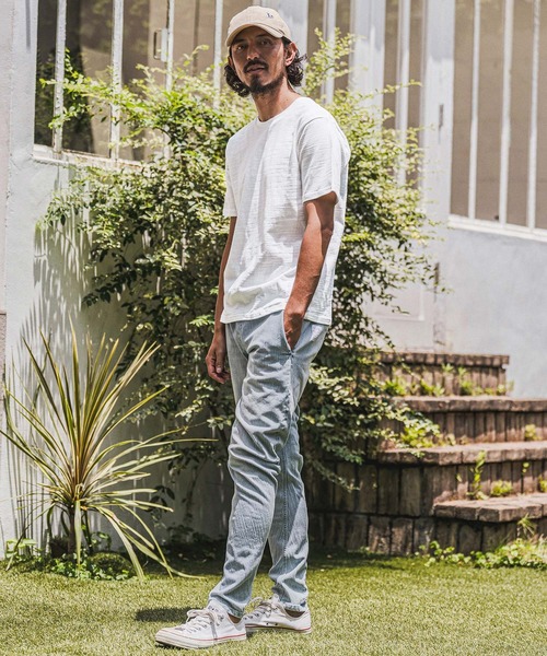 wjk reluxe（ダブルジェーケーリラックス）の「mt10622- Slub Jersey Label T Shirt Tシャツ(WR26W-26)（Tシャツ/カットソー・メンズ・カーキ/ブラック/ホワイト・XL/L/M/S）」の14枚目の写真