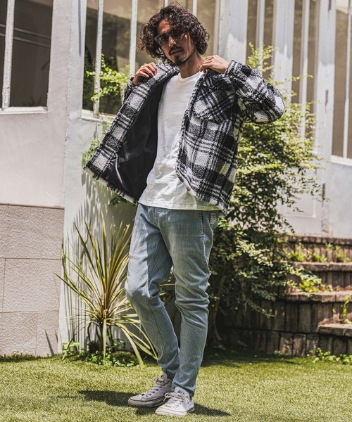 wjk reluxe（ダブルジェーケーリラックス）の「mt10622- Slub Jersey Label T Shirt Tシャツ(WR26W-26)（Tシャツ/カットソー・メンズ・カーキ/ブラック/ホワイト・XL/L/M/S）」の15枚目の写真