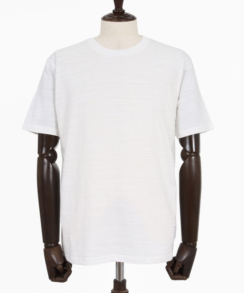 wjk reluxe（ダブルジェーケーリラックス）の「mt10622- Slub Jersey Label T Shirt Tシャツ(WR26W-26)（Tシャツ/カットソー・メンズ・カーキ/ブラック/ホワイト・XL/L/M/S）」の16枚目の写真