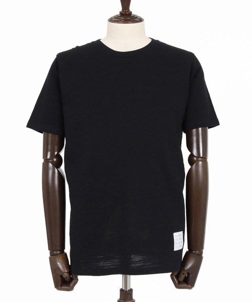 wjk reluxe（ダブルジェーケーリラックス）の「mt10622- Slub Jersey Label T Shirt Tシャツ(WR26W-26)（Tシャツ/カットソー・メンズ・カーキ/ブラック/ホワイト・XL/L/M/S）」の17枚目の写真