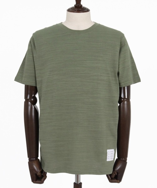 wjk reluxe（ダブルジェーケーリラックス）の「mt10622- Slub Jersey Label T Shirt Tシャツ(WR26W-26)（Tシャツ/カットソー・メンズ・カーキ/ブラック/ホワイト・XL/L/M/S）」の18枚目の写真