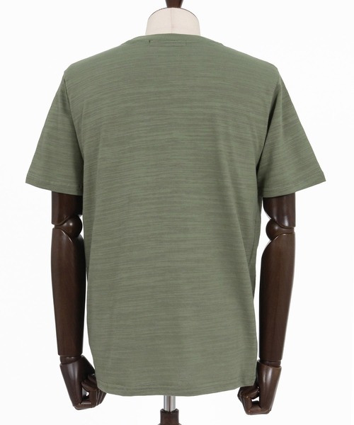 wjk reluxe（ダブルジェーケーリラックス）の「mt10622- Slub Jersey Label T Shirt Tシャツ(WR26W-26)（Tシャツ/カットソー・メンズ・カーキ/ブラック/ホワイト・XL/L/M/S）」の19枚目の写真