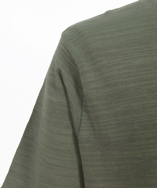 wjk reluxe（ダブルジェーケーリラックス）の「mt10622- Slub Jersey Label T Shirt Tシャツ(WR26W-26)（Tシャツ/カットソー・メンズ・カーキ/ブラック/ホワイト・XL/L/M/S）」の21枚目の写真