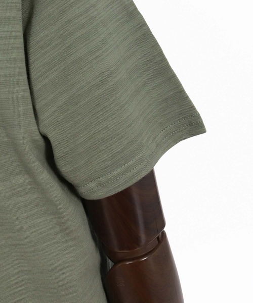 wjk reluxe（ダブルジェーケーリラックス）の「mt10622- Slub Jersey Label T Shirt Tシャツ(WR26W-26)（Tシャツ/カットソー・メンズ・カーキ/ブラック/ホワイト・XL/L/M/S）」の22枚目の写真