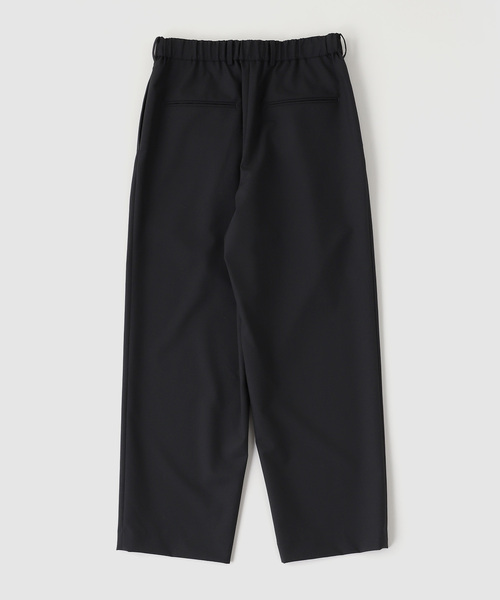 ATON（エイトン）の「ATON（エイトン）WOOL TROPICAL LOOSE FIT PANTS（スラックス・メンズ・ブラック・6/4）」の2枚目の写真