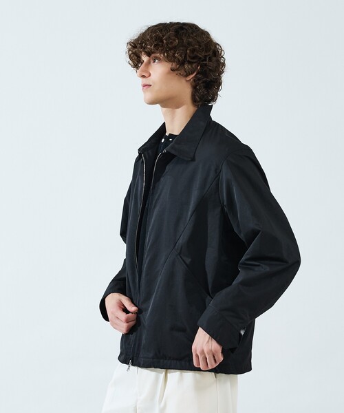 ABAHOUSE（アバハウス）の「COTTON NYLON ダブルジップブルゾン / オーバーサイズ（ブルゾン・メンズ・ブラック/ブラウン・46/48）」の6枚目の写真