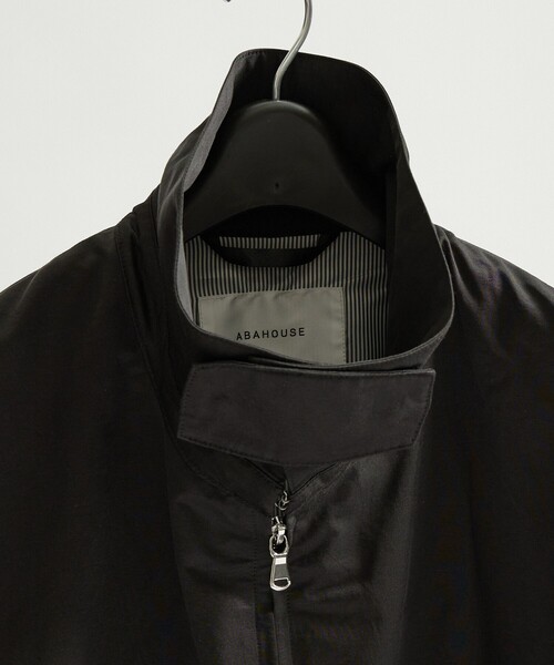 ABAHOUSE（アバハウス）の「COTTON NYLON ダブルジップブルゾン / オーバーサイズ（ブルゾン・メンズ・ブラック/ブラウン・46/48）」の11枚目の写真